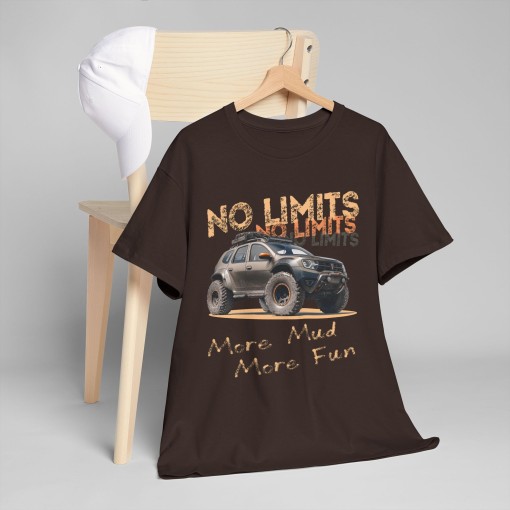 DUSTER NO LIMITS silhouette Dacia Duster 2 Männer T-Shirt