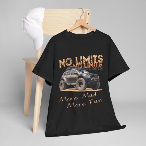 DUSTER NO LIMITS silhouette Dacia Duster 2 Maglietta uomo