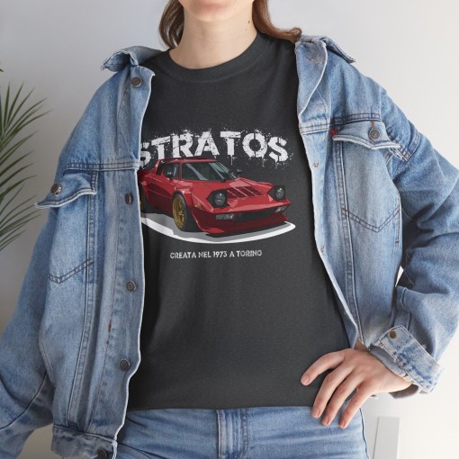 Lancia STRATOS Creata nel 1973 a Torino Männer T-Shirt