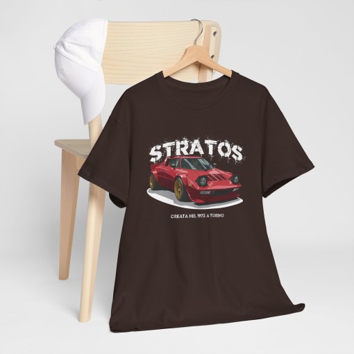 Lancia STRATOS Creata nel 1973 a Torino Men Tshirt