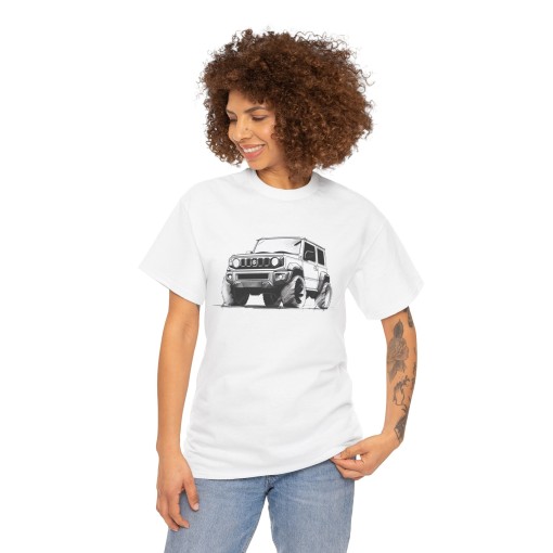 Suzuki Jimny Designer Style T-shirt da uomo per gli appassionati di SUZUKI