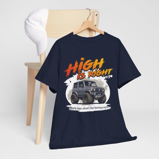 Suzuki Jimny High is Right T-shirt homme pour les passionnés de SUZUKI