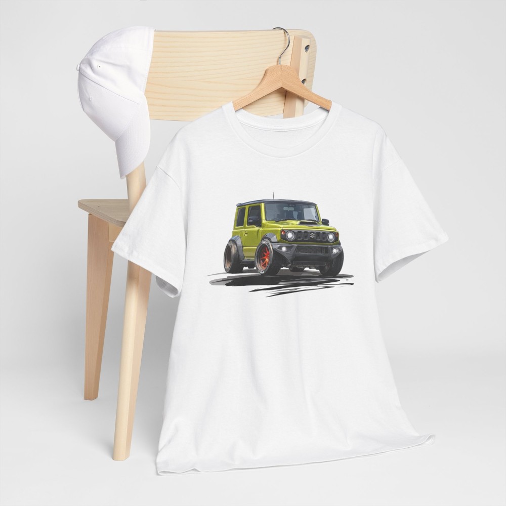 Suzuki Jimny Lime Green men’s T-shirt for SUZUKI enthusiasts