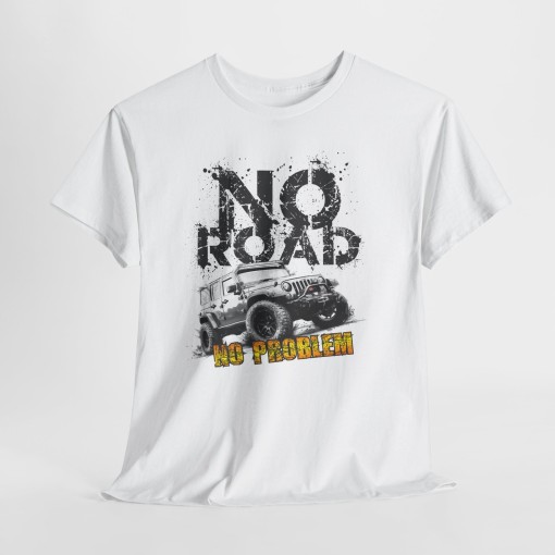 WRANGLER No Road No Problem men’s T-shirt for JEEP enthusiasts