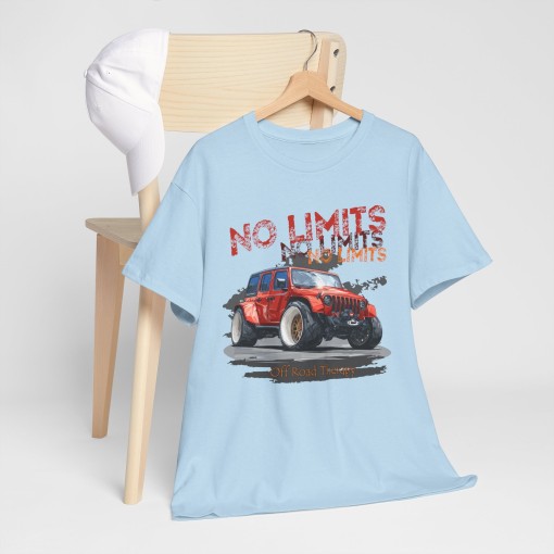 WRANGLER No Limits T-shirt da uomo per gli appassionati di JEEP