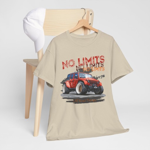 WRANGLER No Limits T-shirt da uomo per gli appassionati di JEEP