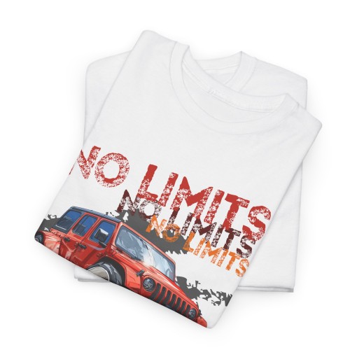 WRANGLER No Limits T-shirt da uomo per gli appassionati di JEEP