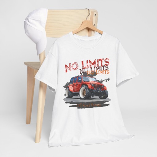 WRANGLER No Limits T-shirt da uomo per gli appassionati di JEEP