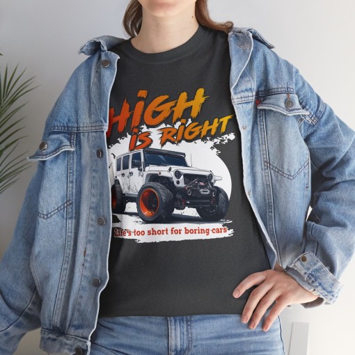 WRANGLER High is Right men’s T-shirt for JEEP enthusiasts