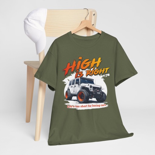 WRANGLER High is Right T-shirt homme pour les passionnés de JEEP