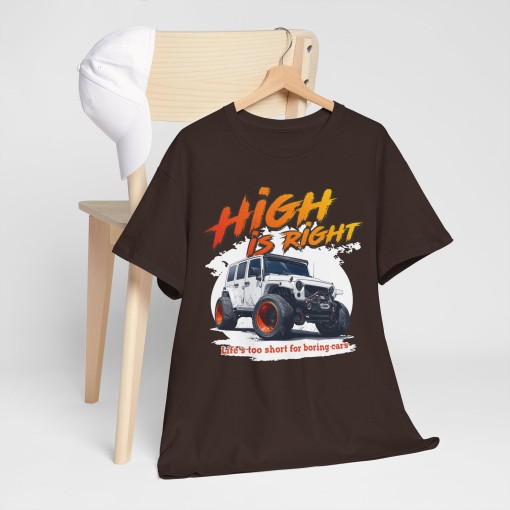 WRANGLER High is Right T-shirt da uomo per gli appassionati di JEEP