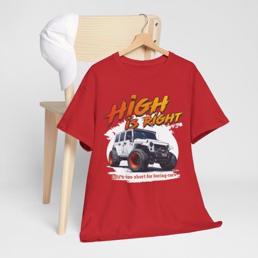 WRANGLER High is Right T-shirt da uomo per gli appassionati di JEEP