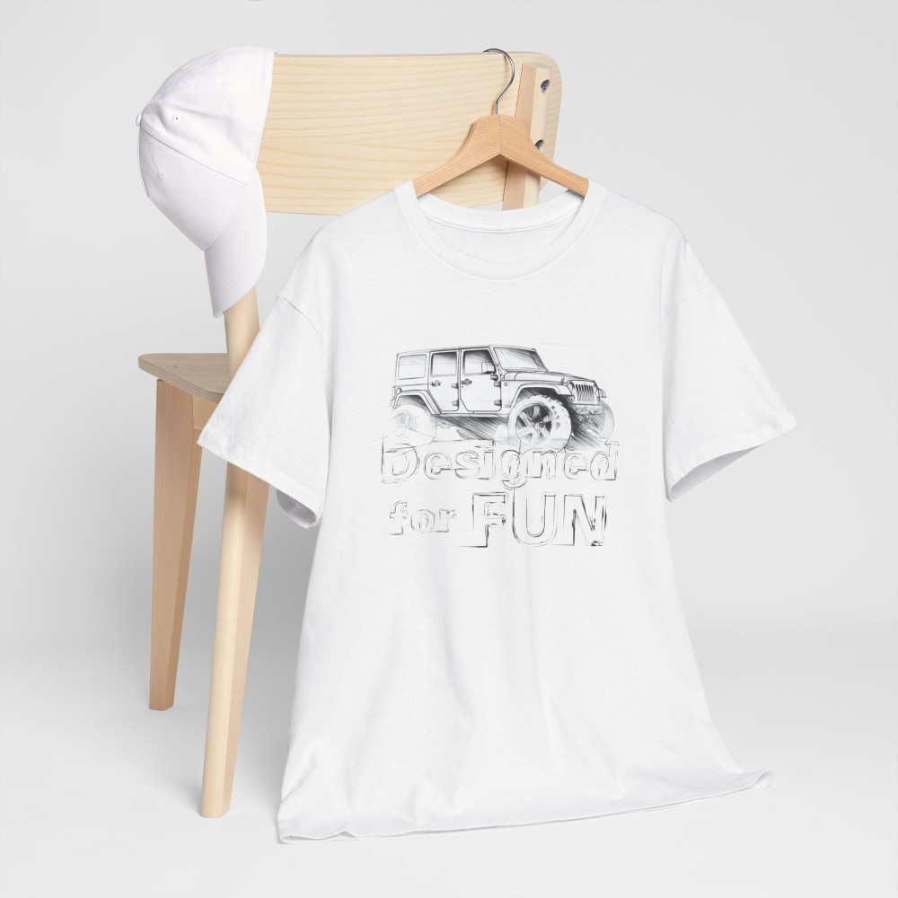 WRANGLER Designed for Fun T-shirt homme pour les passionnés de JEEP