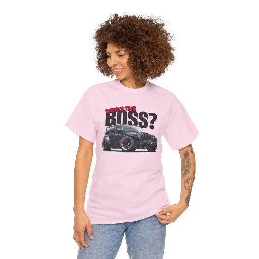 WRANGLER Who's The Boss men’s T-shirt for JEEP enthusiasts