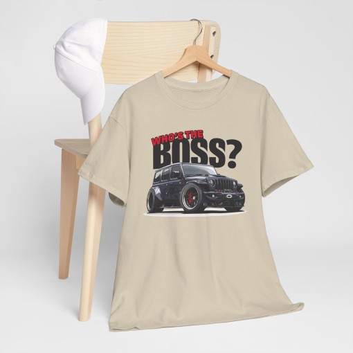 WRANGLER Who's The Boss men’s T-shirt for JEEP enthusiasts