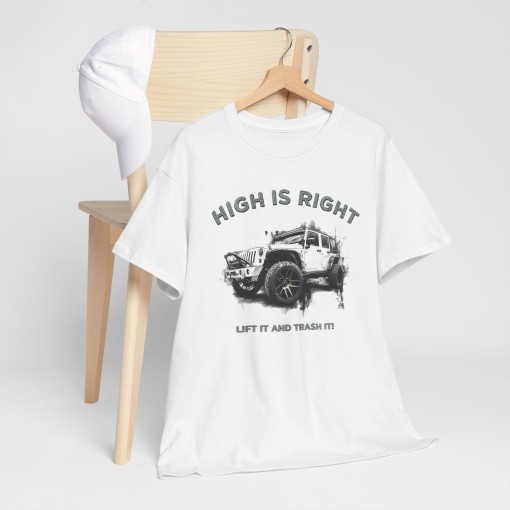 WRANGLER Lift it and Trash it T-shirt homme pour les passionnés de JEEP