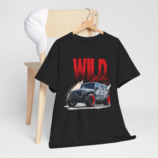 WRANGLER WILD T-shirt da uomo per gli appassionati di JEEP