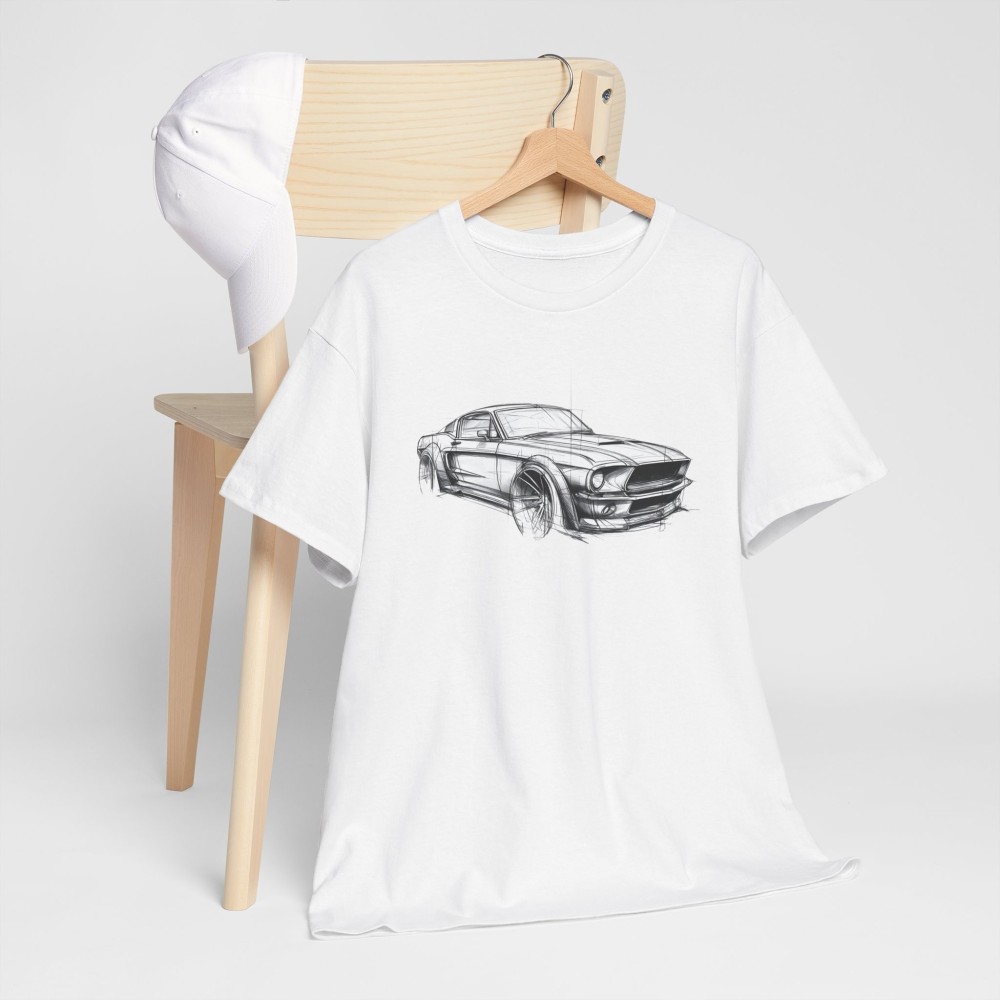 Vintage Ford Mustang T-shirt da uomo per gli appassionati di Mustang - Designer style