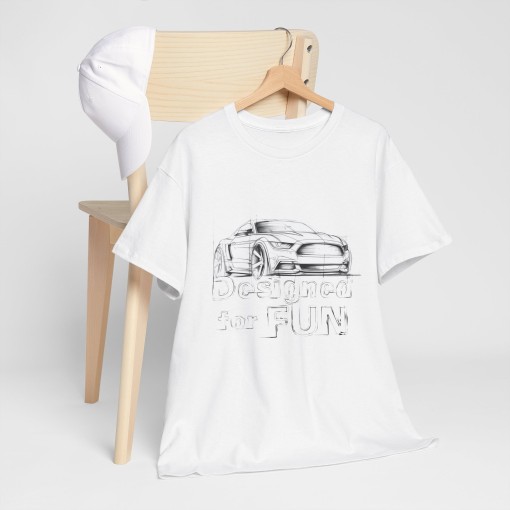 Ford Mustang Designed for Fun T-shirt homme pour les passionnés de Mustang