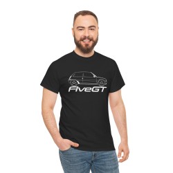 Super 5 GT Turbo Tshirt homme silhouette youngtimer