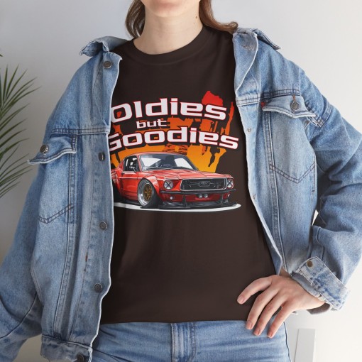 Ford Mustang Vintage Oldies but Goodies T-shirt da uomo per gli appassionati di Mustang