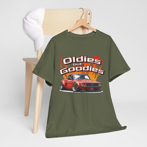 Ford Mustang Vintage Oldies but Goodies T-shirt da uomo per gli appassionati di Mustang