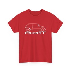 Super 5 GT Turbo Tshirt homme silhouette youngtimer