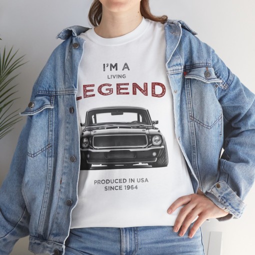 Ford MUSTANG vintage I'm a Living Legend – Unisex T-shirt for men and women – Designer-style graphics