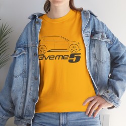 GIVE ME 5 Men Tshirt with RENAULT 5 E-Tech silhouette