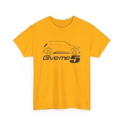 GIVE ME 5 Men Tshirt with RENAULT 5 E-Tech silhouette