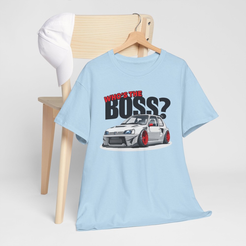 PEUGEOT 106 MAXI Who's The Boss Unisex T-shirt for men and women