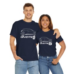 GIVE ME 5 Men Tshirt with RENAULT 5 E-Tech silhouette