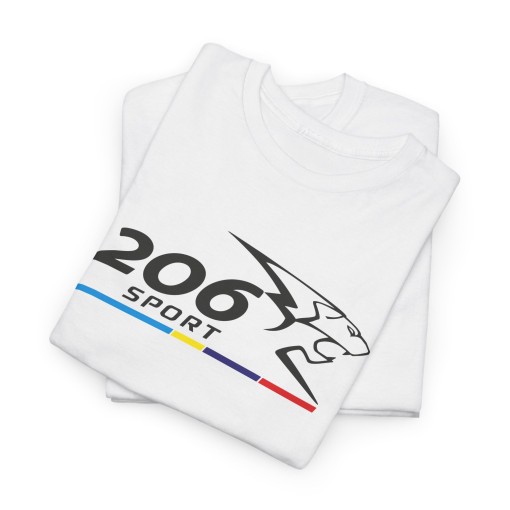 PEUGEOT 206 SPORT – T-shirt unisex per uomo e donna