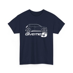 GIVE ME 5 Men Tshirt with RENAULT 5 E-Tech silhouette