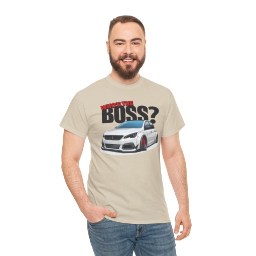 PEUGEOT 308 MAXI Who's The Boss Unisex T-shirt for men and women