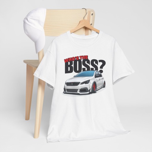 PEUGEOT 308 MAXI Who's The Boss T-shirt unisex per uomo e donna