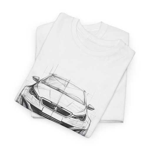 PEUGEOT 308 Designer Unisex-T-Shirt für Männer und Frauen