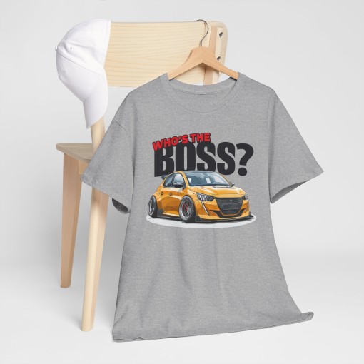 PEUGEOT 208 MAXI Who's The Boss T-shirt unisex per uomo e donna