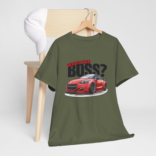 PEUGEOT RCZ Who's The Boss Unisex T-shirt for men and women