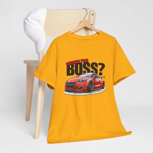 PEUGEOT RCZ Who's The Boss Unisex-T-Shirt für Männer und Frauen