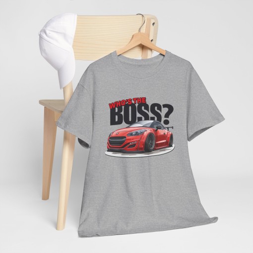 PEUGEOT RCZ Who's The Boss Unisex-T-Shirt für Männer und Frauen