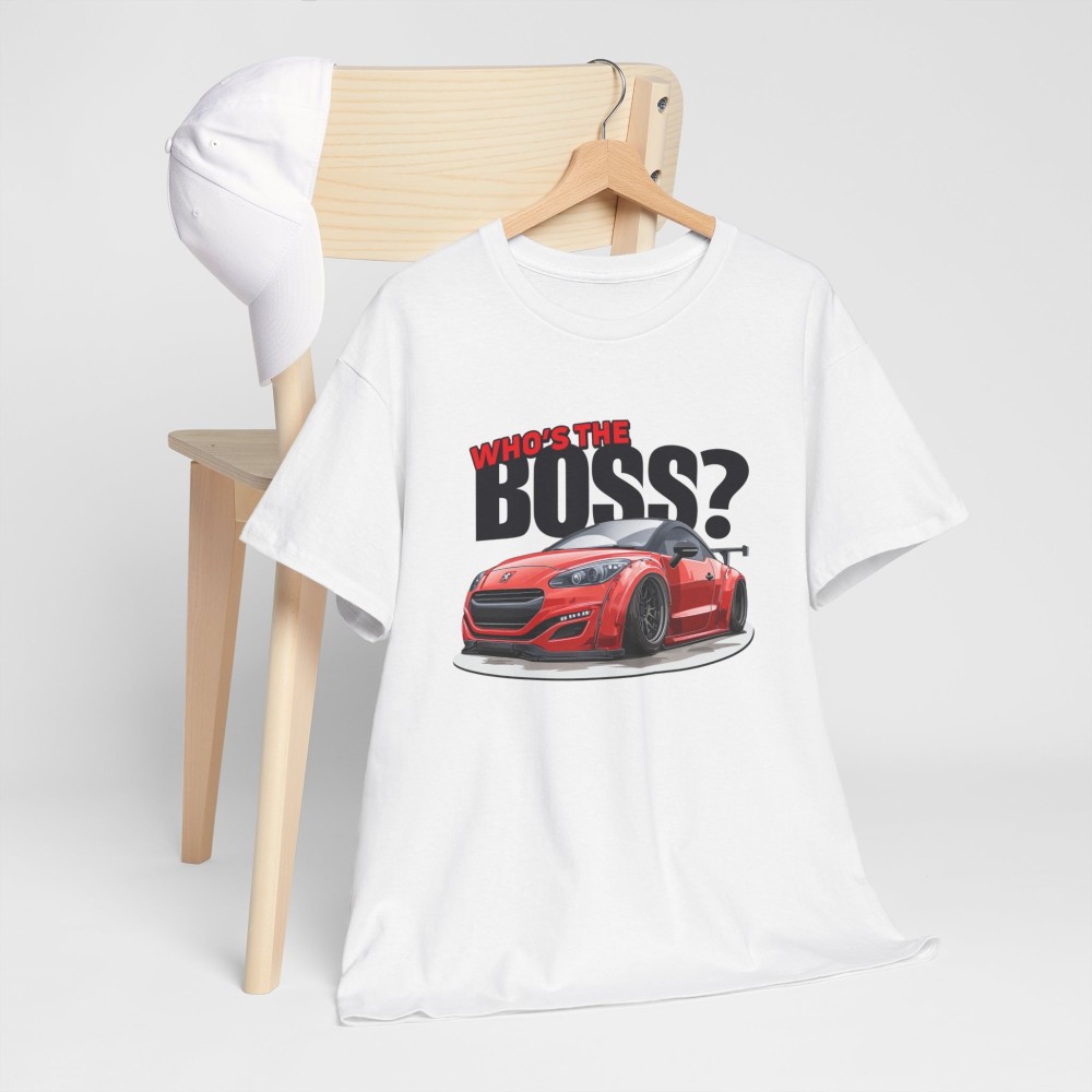 PEUGEOT RCZ Who's The Boss Unisex-T-Shirt für Männer und Frauen
