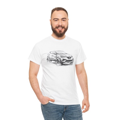 Renault CAPTUR RS Designer T-shirt unisex per uomo e donna