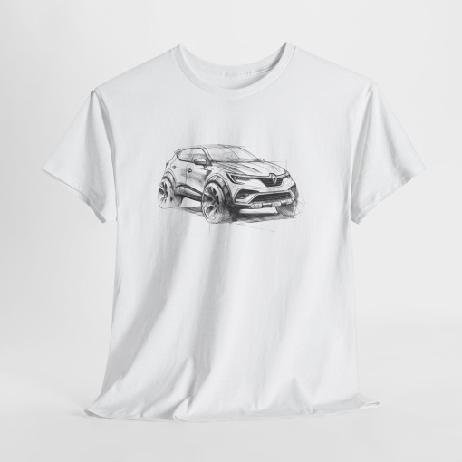 Renault CAPTUR RS Designer T-shirt unisex per uomo e donna