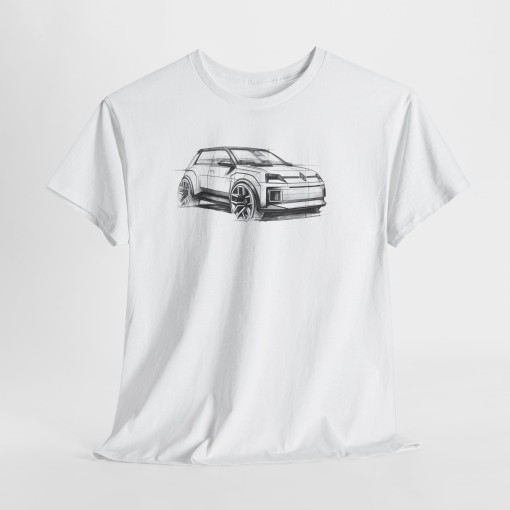 Renault 5 E-TEch Designer T-shirt mixte pour homme et femme