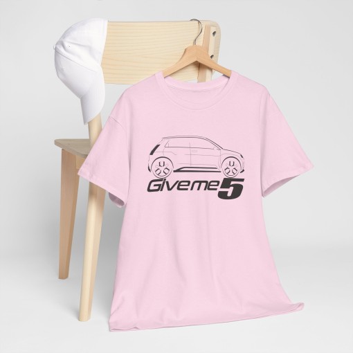GIVE ME 5 Männer T-Shirt mit RENAULT 5 E-Tech silhouette