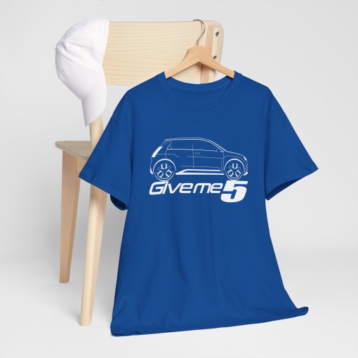 RENAULT 5 E-Tech GIVE ME 5 T-shirt homme silhouette RENAULT 5