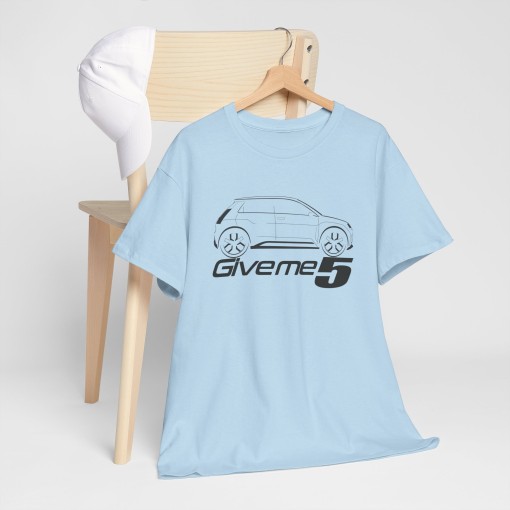 RENAULT 5 E-Tech GIVE ME 5 T-shirt homme silhouette RENAULT 5