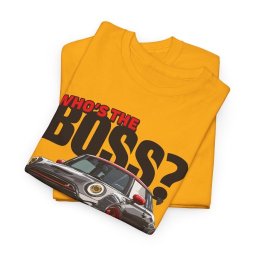 MINI COOPER S Who's The BOSS Maglietta uomo