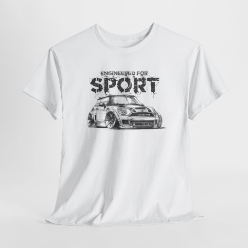 Mini Cooper S Engineered for Sport Unisex-T-Shirt für Männer und Frauen